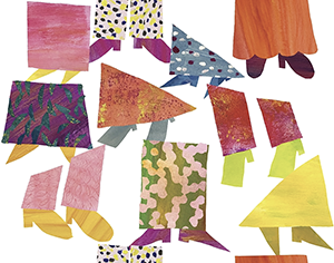 作品画像：足元は、おしゃれから